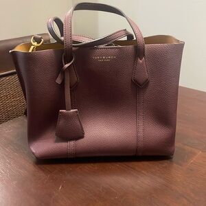 Tory Burch dark purple purse